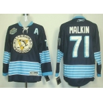 Pittsburgh Penguins #71 Evgeni Malkin Navy Blue Third Kids Jersey