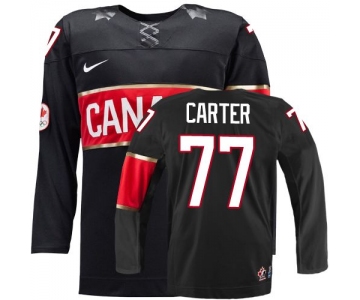 2014 Olympics Canada #77 Jeff Carter Black Jersey