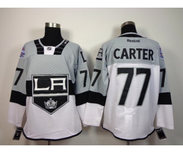 Los Angeles Kings #77 Jeff Carter 2015 Stadium Series Gray/White Jersey