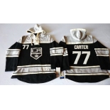 Old Time Hockey Los Angeles Kings #77 Jeff Carter Black Hoodie