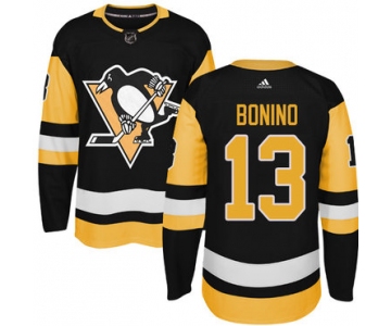 Adidas Pittsburgh Penguins #13 Nick Bonino Black Alternate Authentic Stitched NHL Jersey
