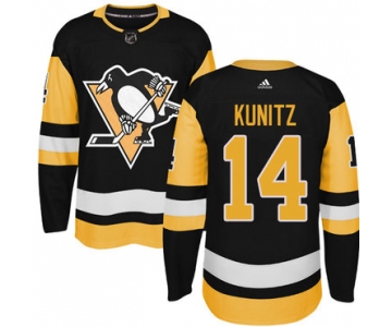 Adidas Pittsburgh Penguins #14 Chris Kunitz Black Alternate Authentic Stitched NHL Jersey