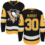 Adidas Pittsburgh Penguins #30 Matt Murray Black Alternate Authentic Stitched NHL Jersey