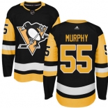 Adidas Pittsburgh Penguins #55 Larry Murphy Black Alternate Authentic Stitched NHL Jersey