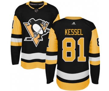 Adidas Pittsburgh Penguins #81 Phil Kessel Black Alternate Authentic Stitched NHL Jersey
