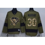 Men's Pittsburgh Penguins #30 Matt Murray Green Salute to Service Stitched NHL Reebok Hockey Jersey