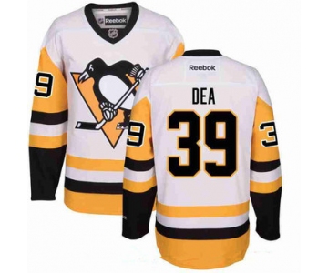 Men's Pittsburgh Penguins #39 Jean-Sebastien Dea White Third Stitched NHL Reebok Hockey Jersey