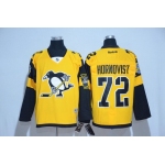 Men's Pittsburgh Penguins #72 Patric Hornqvist Yellow 2017 Stadium Series Stitched NHL Reebok Hockey Jersey