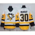 Penguins #30 Matt Murray White New Away Stitched NHL Jersey