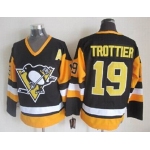 Pittsburgh Penguins #19 Bryan Trottier Black Throwback CCM Jersey