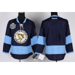 Pittsburgh Penguins Blank Navy Blue Third Jersey