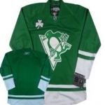 Pittsburgh Penguins Blank St. Patrick's Day Green Jersey