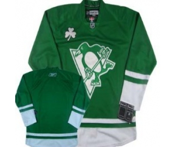 Pittsburgh Penguins Blank St. Patrick's Day Green Jersey