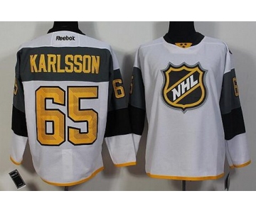 Men's Ottawa Senators #65 Erik Karlsson Reebok White 2016 NHL All-Star Premier Jersey