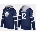 Adidas Toronto Maple Leafs 12 Patrick Marleau Name And Number Royal Hoodie