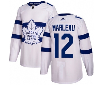 Adidas Toronto Maple Leafs #12 Patrick Marleau White Authentic 2018 Stadium Series Stitched NHL Jersey
