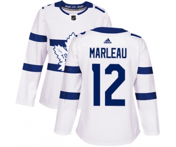 Adidas Toronto Maple Leafs #12 Patrick Marleau White Authentic 2018 Stadium Series Women's Stitched NHL Jersey