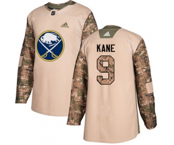 Adidas Sabres #9 Evander Kane Camo Authentic 2017 Veterans Day Stitched NHL Jersey