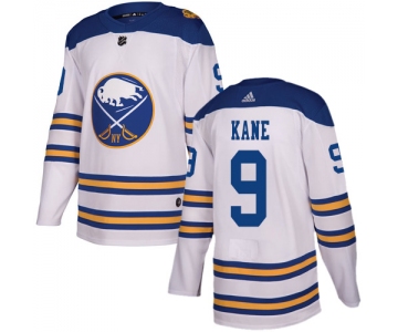 Adidas Sabres #9 Evander Kane White Authentic 2018 Winter Classic Youth Stitched NHL Jersey