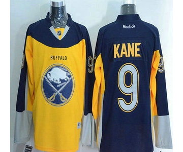 Men's Buffalo Sabres #9 Evander Kane Reebok Gold Alternate Premier Jersey