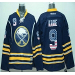 Men's Buffalo Sabres #9 Evander Kane Reebok Red USA Flag Hockey Jersey