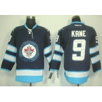 Winnipeg Jets #9 Evander Kane Navy Blue Jersey