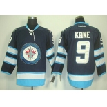 Winnipeg Jets #9 Evander Kane Navy Blue Jersey
