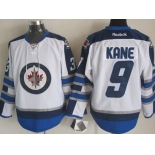 Winnipeg Jets #9 Evander Kane White Jersey