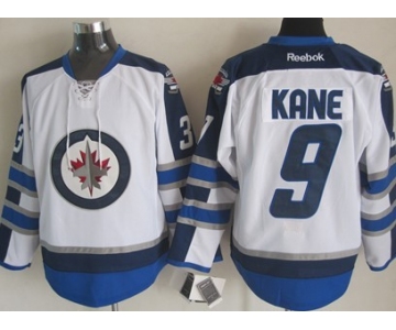 Winnipeg Jets #9 Evander Kane White Jersey