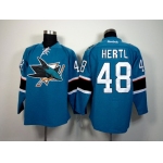 San Jose Sharks #48 Tomas Hertl 2014 Blue Jersey
