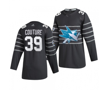 Men's San Jose Sharks #39 Logan Couture Gray 2020 NHL All-Star Game Adidas Jersey