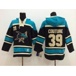 Old Time Hockey San Jose Sharks #39 Logan Couture Black Hoodie