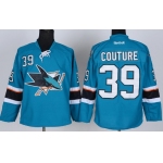 San Jose Sharks #39 Logan Couture 2014 Blue Jersey