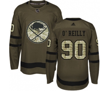 Adidas Sabres #90 Ryan O'Reilly Green Salute to Service Youth Stitched NHL Jersey