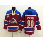 Old Time Hockey Colorado Avalanche #90 Ryan O'Reilly Red Hoodie