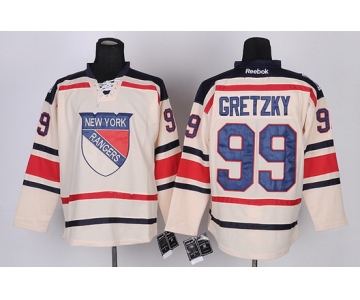 New York Rangers #99 Wayne Gretzky 2012 Winter Classic Cream Jersey