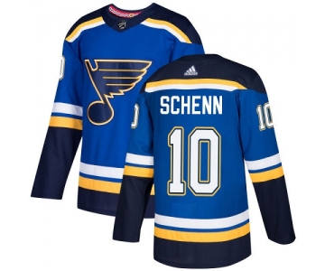 Adidas St. Louis Blues #10 Brayden Schenn Blue Home Authentic Stitched Youth NHL Jersey