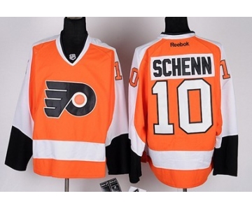 Philadelphia Flyers #10 Brayden Schenn Orange Jersey