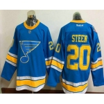 Men's St. Louis Blues #20 Alexander Steen Blue 2017 Winter Classic Stitched NHL Reebok Hockey Jersey