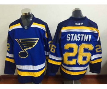 Men's St. Louis Blues #26 Paul Stastny 2014 Blue Home NHL Reebok Jersey