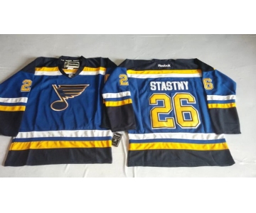 St. Louis Blues #26 Paul Stastny 2014 Blue Jersey