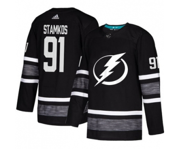 Lightning #91 Steven Stamkos Black Authentic 2019 All-Star Stitched Hockey Jersey