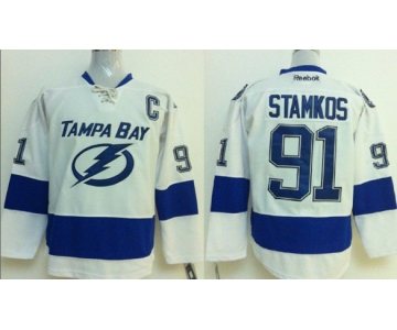 Tampa Bay Lightning #91 Steven Stamkos New White Jersey