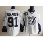 Tampa Bay Lightning #91 Steven Stamkos White Jersey