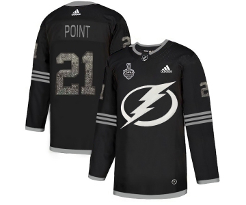 Adidas Lightning #21 Brayden Point Black Authentic Classic 2020 Stanley Cup Final Stitched NHL Jersey