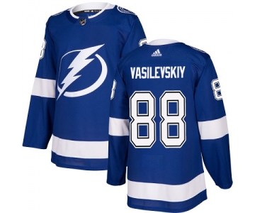 Adidas Lightning #88 Andrei Vasilevskiy Blue Home Authentic Stitched NHL Jersey