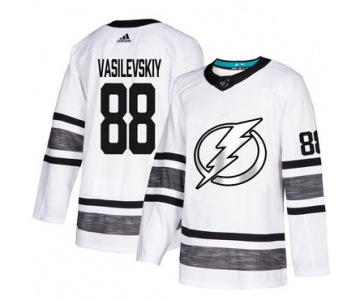 Lightning #88 Andrei Vasilevskiy White Authentic 2019 All-Star Stitched Hockey Jersey