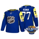 Men's Tampa Bay Lightning #77 Victor Hedman Blue 2018 NHL All-Star Stitched Ice Hockey Jersey