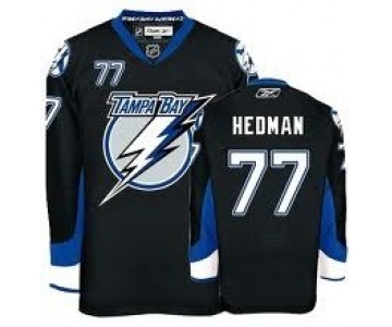 Tampa Bay Lightning #77 Victor Hedman Black Jersey