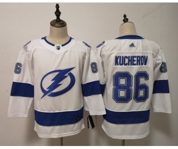 Lightning 86 Nikita Kucherov White Women Adidas Jersey